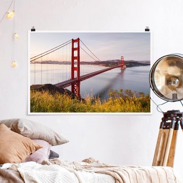 Plakat - Most Złotoen Gate w San Francisco