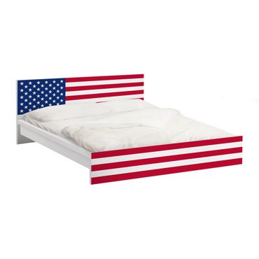 Okleina meblowa IKEA - Malm łóżko 160x200cm - Flaga Ameryki 1