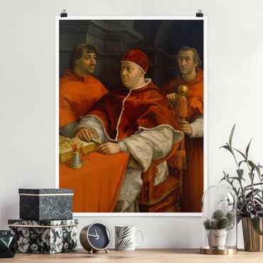 Plakat - Raffael - portret papieża Leona X