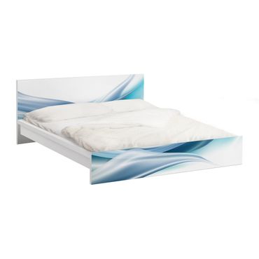 Okleina meblowa IKEA - Malm łóżko 180x200cm - Błękitny pył
