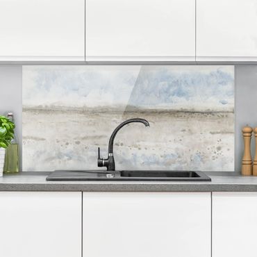 Panel szklany do kuchni - krawędź horyzontu I