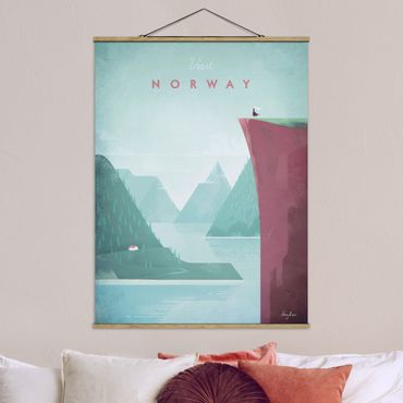 Plakat z wieszakiem - Plakat podróżniczy - Norwegia