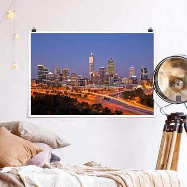 Plakat - Perth Skyline