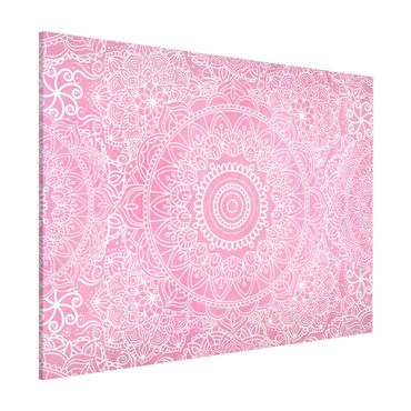 Tablica magnetyczna - Wzór Mandala Pink