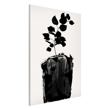 Tablica magnetyczna - Graficzny świat roślin - czarne liście