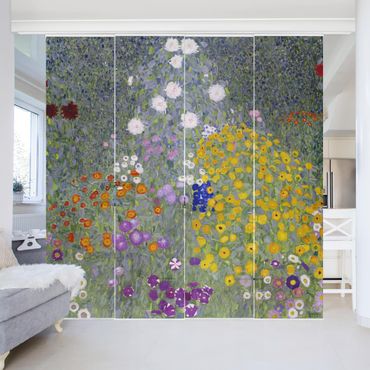 Zasłony panelowe zestaw - Gustav Klimt - Ogród chłopski