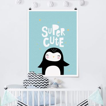Plakat - Super uroczy pingwinek