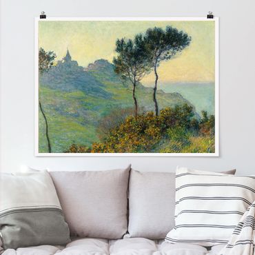 Plakat - Claude Monet - Wieczorne słońce w Varengeville