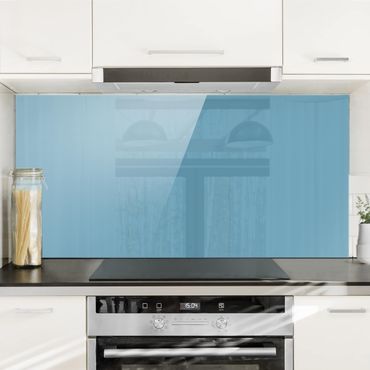 Panel szklany do kuchni - Błękit morza
