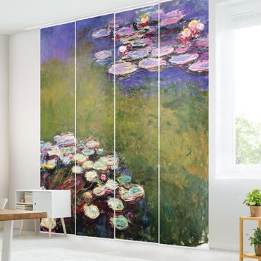Zasłony panelowe zestaw - Claude Monet - Lilie wodne