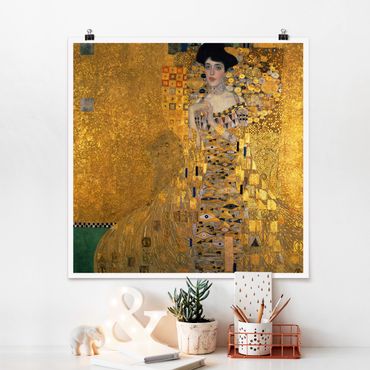 Plakat - Gustav Klimt - Adele Bloch-Bauer I