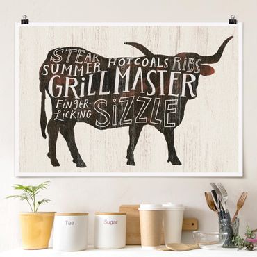 Plakat - Gospodarstwo BBQ - wołowina