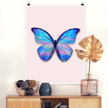 Plakat - Holograficzny motyl
