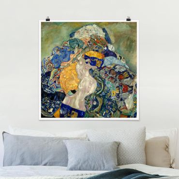 Plakat - Gustav Klimt - Dziecko (kołyska)