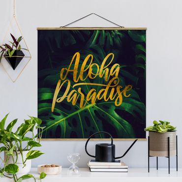 Plakat z wieszakiem - Jungle - Aloha Paradise