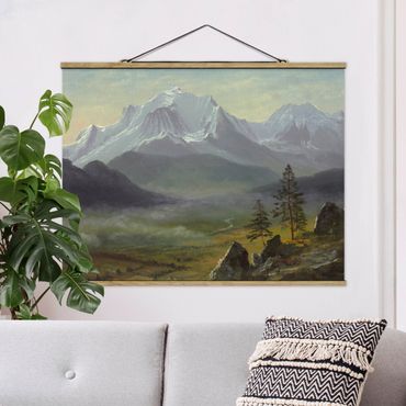 Plakat z wieszakiem - Albert Bierstadt - Mont Blanc