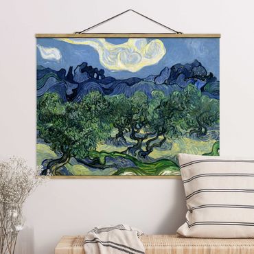 Plakat z wieszakiem - Vincent van Gogh - Drzewa oliwne