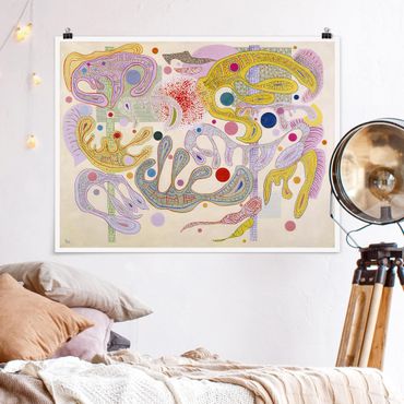 Plakat - Wassily Kandinsky - Kapryśne formy
