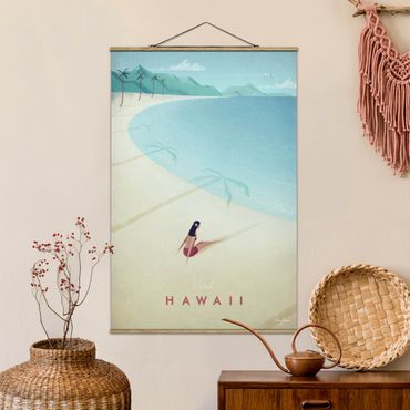 Plakat z wieszakiem - Plakat podróżniczy - Hawaje