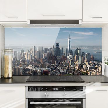Panel szklany do kuchni - Widok z Empire State Building