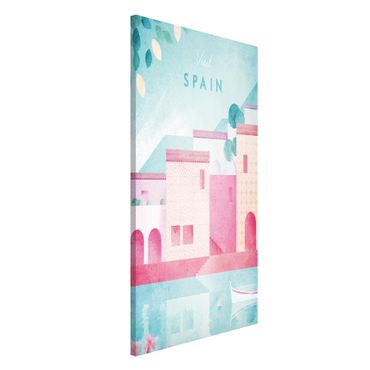 Tablica magnetyczna - Plakat podróżniczy - Hiszpania