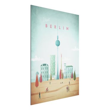Obraz Alu-Dibond - Plakat podróżniczy - Berlin