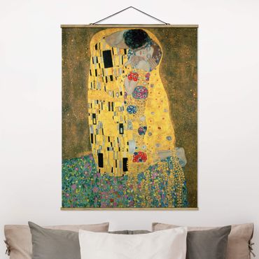Plakat z wieszakiem - Gustav Klimt - Pocałunek