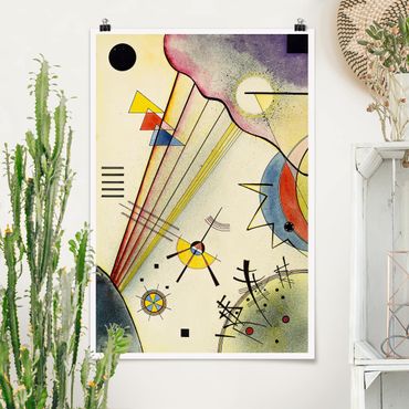 Plakat - Wassily Kandinsky - Jasne połączenie