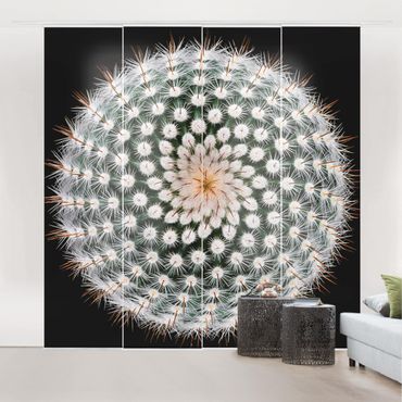 Zasłony panelowe zestaw - Kwiat kaktusa