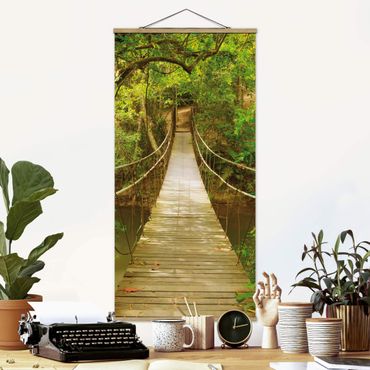 Plakat z wieszakiem - Mostek dżungli