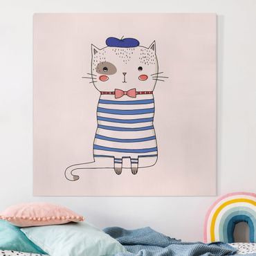 Obraz na płótnie - Kot we Francji