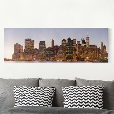 Obraz na płótnie - Widok na panoramę Manhattanu