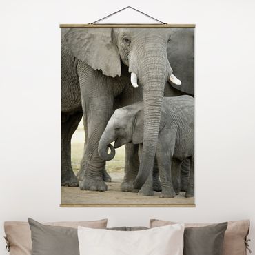 Plakat z wieszakiem - Miłość słonia