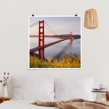 Plakat - Most Złotoen Gate w San Francisco