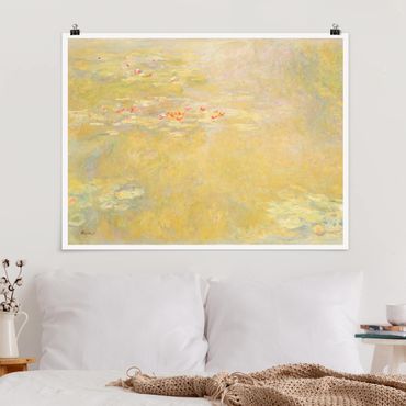 Plakat - Claude Monet - Staw z liliami wodnymi