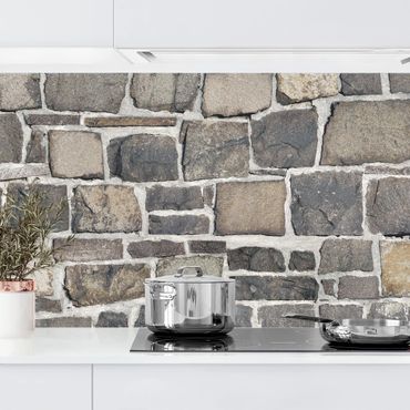 Panel ścienny do kuchni - Tapeta z kamieni szlachetnych Ściana z kamienia naturalnego