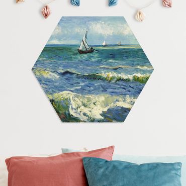 Obraz heksagonalny z Forex - Vincent van Gogh - Pejzaż morski