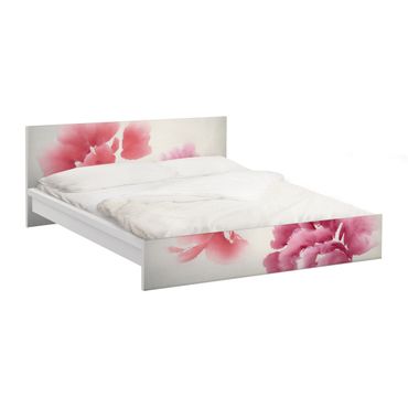 Okleina meblowa IKEA - Malm łóżko 140x200cm - Flora artystyczna II