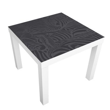 Okleina meblowa IKEA - Lack stolik kawowy - Nr DS3 Zebra Stripe Czarny