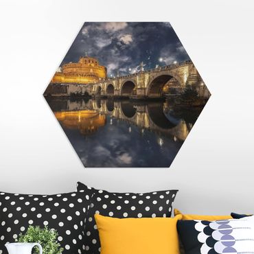Obraz heksagonalny z Forex - Ponte Sant'Angelo w Rzymie