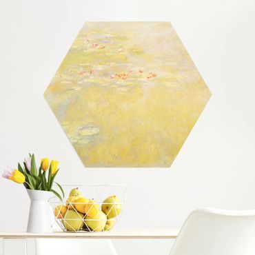 Obraz heksagonalny z Alu-Dibond - Claude Monet - Staw z liliami wodnymi