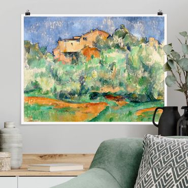 Plakat - Paul Cézanne - Dom na wzgórzu