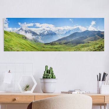 Obraz na płótnie - Szwajcarska panorama alpejska