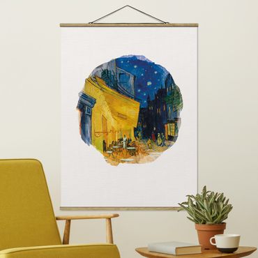 Plakat z wieszakiem - Akwarele - Vincent van Gogh - Taras kawiarni w Arles