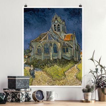 Plakat - Vincent van Gogh - Kościół w Auvers-sur-Oise
