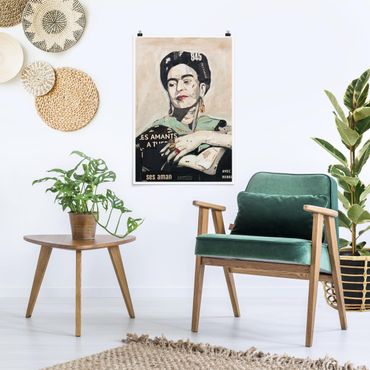 Plakat - Frida Kahlo - kolaż Nr 4