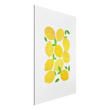 Obraz Alu-Dibond - Lemony z kropkami