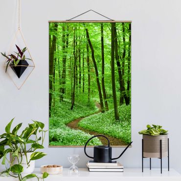 Plakat z wieszakiem - Szlakiem lasów romantycznych