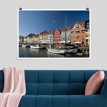 Plakat - Port w Kopenhadze