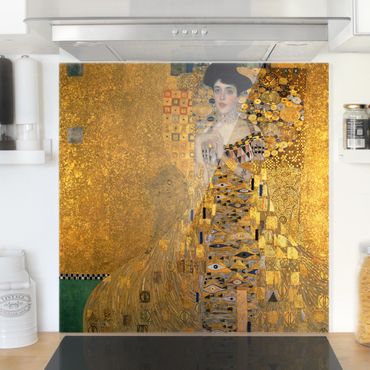 Panel szklany do kuchni - Gustav Klimt - Adele Bloch-Bauer I